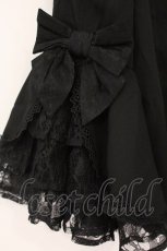 画像3: Chalmiere / 姫袖7分丈ブラウス M クロ O-26-05-14-1003-AX-BL-OW-OS (3)