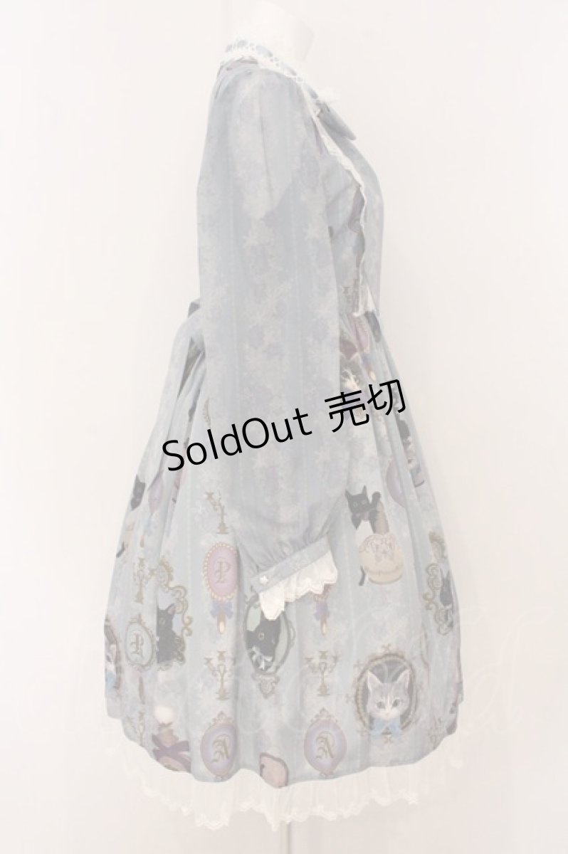 画像4: Royal Princess Alice / Perfume Catワンピース  ブルーグリーン O-26-05-14-1025-LO-OP-OW-OS (4)