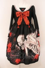 画像1: Royal Princess Alice / 新がしゃどくろセーラーワンピース  クロ O-26-05-14-1027-LO-OP-OW-OS (1)