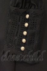画像4: Sheglit / "Clarinette"レースワンピース M ブラック O-26-05-14-1028-EL-OP-OW-OS (4)
