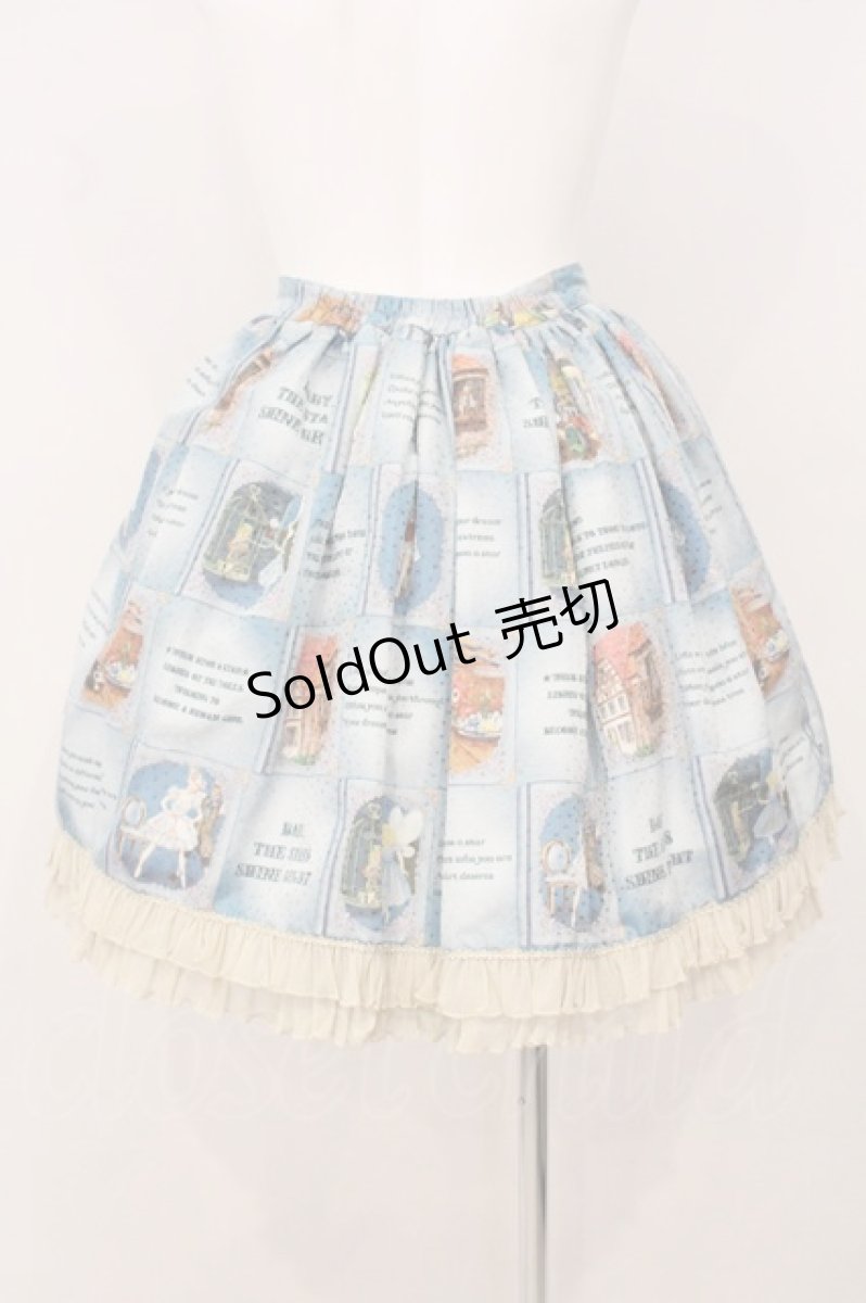 画像4: BABY,THE STARS SHINE BRIGHT / Ex libris the DOLLS柄スカート  サックス O-26-05-14-1031-BA-SK-OW-OS (4)