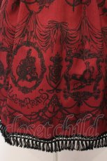 画像4: ALICE and the PIRATES / Rose’s prisoner in Pirates ship柄ジャンパースカートII  ワイン O-26-05-14-1033-PA-OP-OW-OS (4)