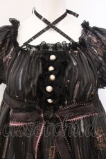 画像2: ALICE and the PIRATES / Victorian tear bottle柄ワンピース  クロ O-26-05-14-1034-PA-OP-OW-OS (2)