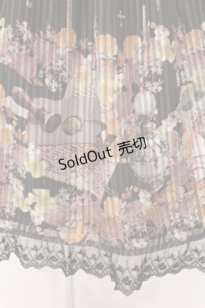 画像3: ALICE and the PIRATES / Victorian tear bottle柄ワンピース  クロ O-26-05-14-1034-PA-OP-OW-OS (3)