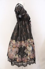画像4: ALICE and the PIRATES / Victorian tear bottle柄ワンピース  クロ O-26-05-14-1034-PA-OP-OW-OS (4)