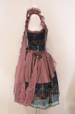 画像4: ALICE and the PIRATES / ランブルフィッシュと幻のクリスタルパレス柄ジャンパースカートI  ネイビー O-26-05-14-1036-PA-OP-OW-OS (4)