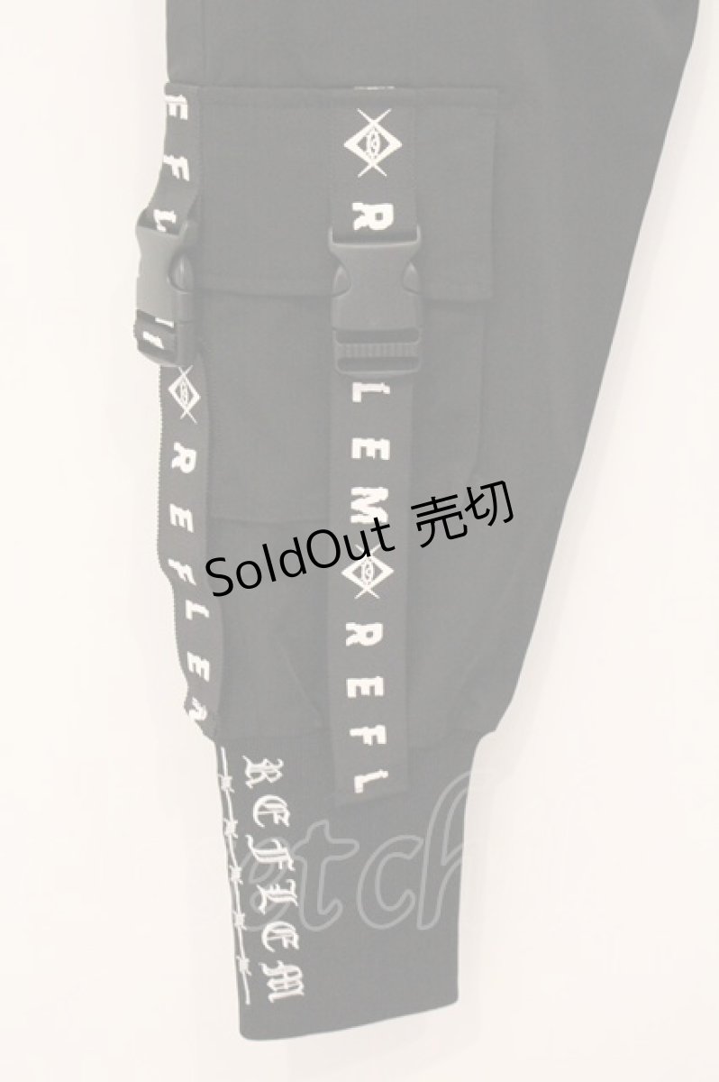 画像2: REFLEM / ナイロンベルトカーゴパンツ  ブラック O-26-05-14-1068-PU-PA-IG-ZI (2)