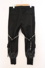画像4: REFLEM / ナイロンベルトカーゴパンツ  ブラック O-26-05-14-1068-PU-PA-IG-OS (4)