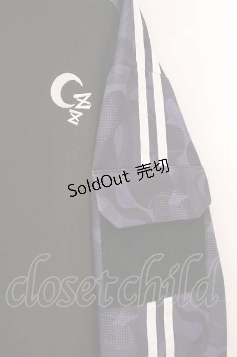 画像2: IRO+IRO / Sleepy Projectさんコラボグッズ　TACTICAL JERSEY JACKET(タクティカルジャージジャケット)  ブラック×パープル O-26-05-14-1008-LO-JA-IG-OS (2)