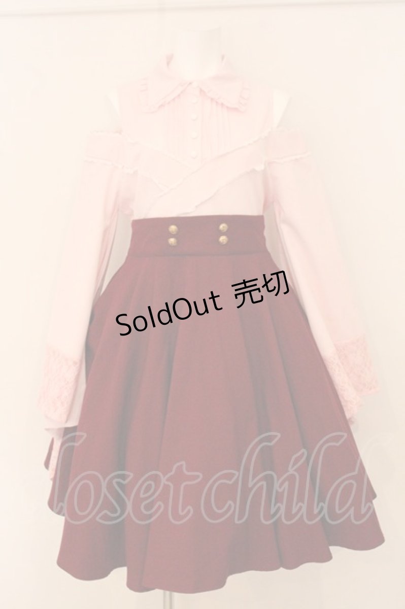 画像1: Favorite / 和洋折衷オフショルワンピース M ピンク×アカ O-26-05-14-1015-LO-OP-IG-OS (1)
