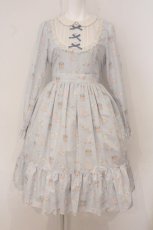 画像1: Emily Temple cute / Tea Timeワンピース M サックス O-26-05-14-1020-ET-OP-OW-OS (1)
