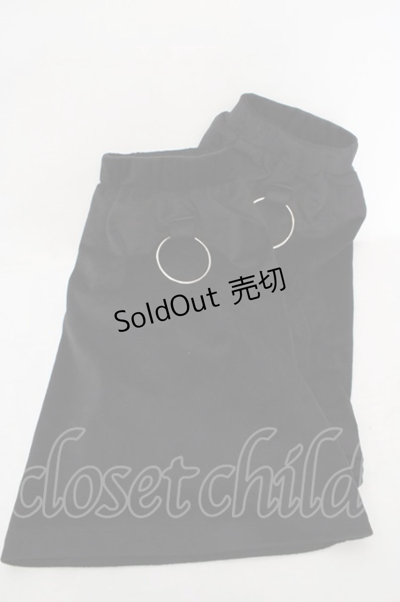 画像2: KRY CLOTHING / 「LEGWARMERS」Oリングレッグウォーマー  ブラック×ホワイト O-26-05-14-009-PU-ZA-IG-ZT421 (2)