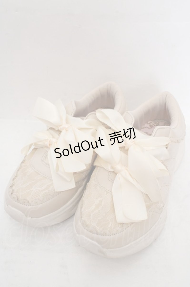 画像1: m petit by misako / NINA'Sコラボスニーカー M アイボリー O-26-05-14-013-LO-SH-IG-OSZTK060 (1)