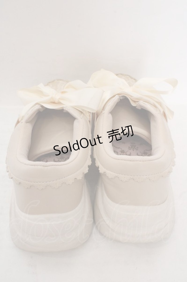 画像3: m petit by misako / NINA'Sコラボスニーカー M アイボリー O-26-05-14-013-LO-SH-IG-OSZTK060 (3)