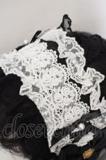 画像2: Angelic Pretty / レースハートチャームバラレースヘッドドレス  クロ×シロ O-26-05-14-025-AP-AC-IG-OS (2)