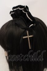 画像2: Lilith House / "サイバーメイド"アクセサリー  メイドカチューシャブラック O-26-05-14-026-LO-AC-IG-OS (2)