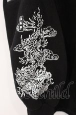 画像2: KRY CLOTHING / 「SUISO」裏起毛BIGチャイナパーカー  ブラック O-26-05-16-033-PU-TO-IG-OS (2)