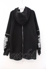 画像3: KRY CLOTHING / 「SUISO」裏起毛BIGチャイナパーカー  ブラック O-26-05-16-033-PU-TO-IG-OS (3)