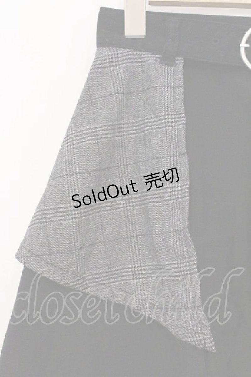 画像2: CuLLt / Shrine Maiden Skirt （シュラインメイデンスカート）  ブラック×グレーチェック O-26-05-16-037-PU-SK-IG-OS (2)