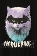 画像2: LISTEN FLAVOR / 福袋限定マスカレードキャットBIGTシャツ  ブラック O-26-05-16-004-PU-TS-IG-OS (2)