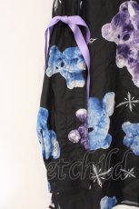 画像2: TRAVAS TOKYO / くま総柄ネクタイ付きシャツ/Myriad of bears shirts with tie  ブラック O-26-05-16-042-PU-BL-IG-OS (2)