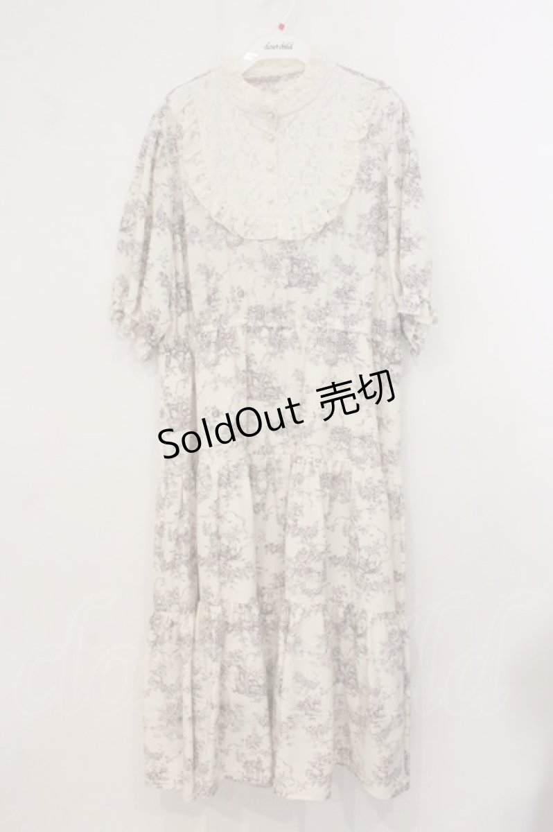 画像1: m petit by misako / TT*AMトワルドジュイワンピース 4L アイボリー O-26-05-16-043-LO-OP-IG-OS (1)