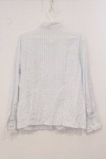 画像3: Emily Temple cute / 立ち襟ストライプブラウス  サックス O-26-05-16-045-ET-BL-YM-OS (3)