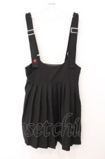 画像1: KRY CLOTHING / 「都子×KRY」 サスペンダー プリーツスカート  ブラック O-26-05-16-006-PU-SK-IG-OS (1)