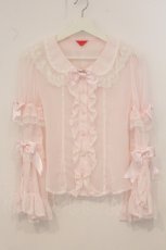 画像1: BABY,THE STARS SHINE BRIGHT / いちごのショートケーキブラウス  ピンク O-26-05-16-061-BA-BL-YM-OS (1)