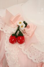 画像3: BABY,THE STARS SHINE BRIGHT / ゆらゆらいちごのStrawberry Gardenワンピース  ピンク O-26-05-16-062-BA-OP-YM-OS (3)