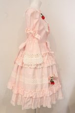 画像5: BABY,THE STARS SHINE BRIGHT / ゆらゆらいちごのStrawberry Gardenワンピース  ピンク O-26-05-16-062-BA-OP-YM-OS (5)