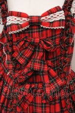 画像2: Angelic Pretty / Sweetフリルジャンパースカート(タータン)  アカ O-26-05-16-064-AP-OP-YM-OS (2)