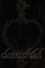 画像3: PUNK RAVE / Lolita Queen Of Hearts Long Coat （ロリータクイーンオフハートロングコート）  ブラック O-26-05-16-007-PU-CO-IG-OS (3)
