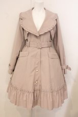 画像1: Amavel / French Frillトレンチコート F ピンク O-26-05-16-066-CA-CO-YM-OS (1)