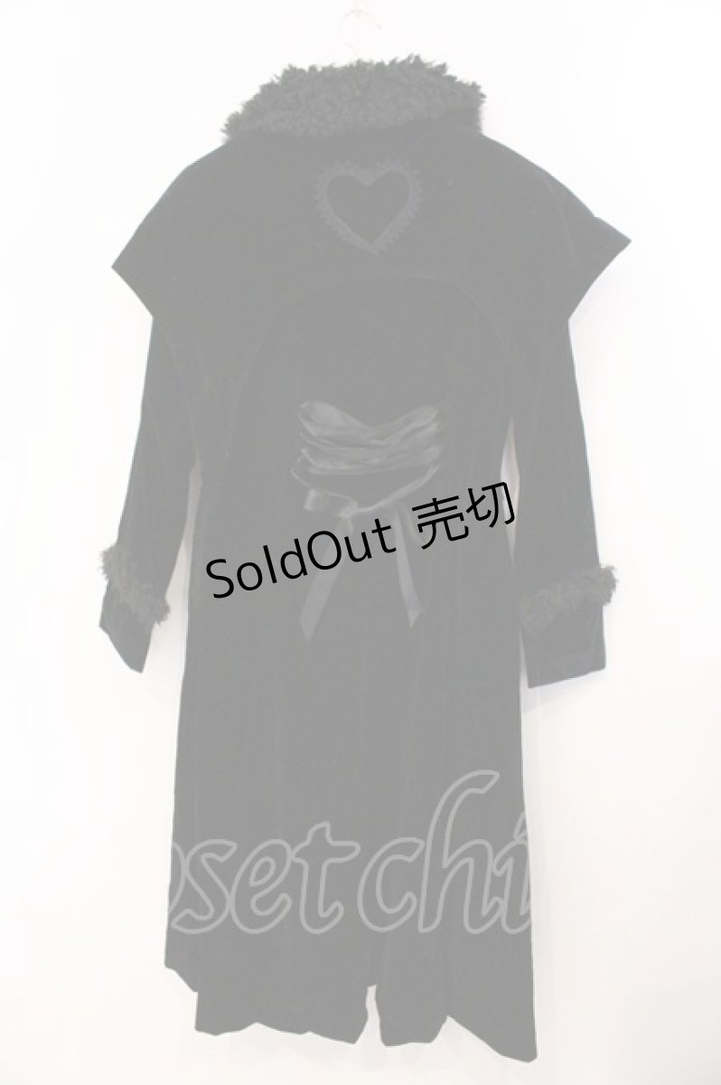 画像4: PUNK RAVE / Lolita Queen Of Hearts Long Coat （ロリータクイーンオフハートロングコート）  ブラック O-26-05-16-007-PU-CO-IG-OS (4)