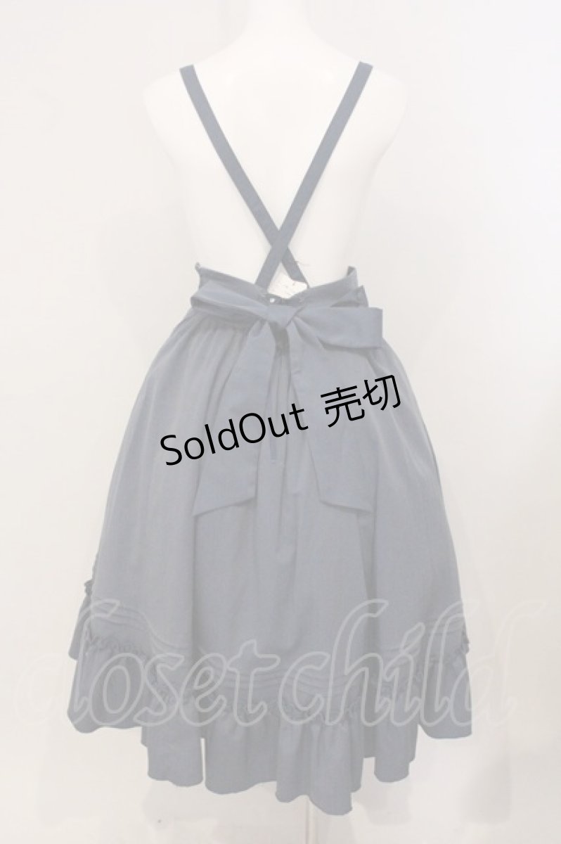画像4: Amavel / Classical Doll サスペンダーミドルスカート F アオ O-26-05-16-068-CA-SK-OW-OS (4)