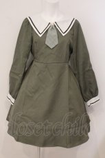 画像1: Amavel / セーラー襟ワンピース  グリーン O-26-05-16-070-CA-OP-YM-OS (1)