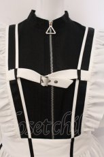 画像2: Lilith House / "サイバーメイド"ワンピースセット-1号機-  ブラック×ホワイト O-26-05-16-071-LO-OP-IG-OS (2)
