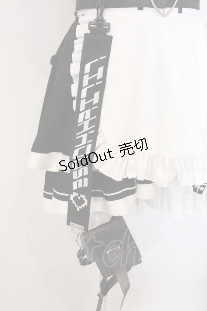 画像3: Lilith House / "サイバーメイド"ワンピースセット-2号機-  ホワイト×ブラック O-26-05-16-072-LO-OP-IG-OS (3)