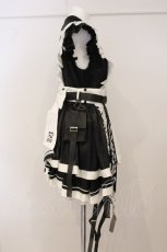 画像5: Lilith House / "サイバーメイド"ワンピースセット-2号機-  ホワイト×ブラック O-26-05-16-072-LO-OP-IG-OS (5)
