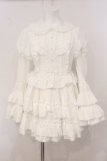 画像1: Snowdrop to Saint Maria / ゴシックフリルセットアップ M シロ O-26-05-16-073-LO-OP-IG-OS (1)