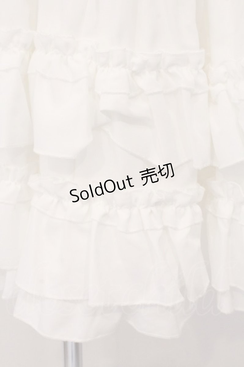 画像3: Snowdrop to Saint Maria / ゴシックフリルセットアップ M シロ O-26-05-16-073-LO-OP-IG-OS (3)