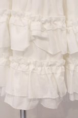 画像3: Snowdrop to Saint Maria / ゴシックフリルセットアップ M シロ O-26-05-16-073-LO-OP-IG-OS (3)