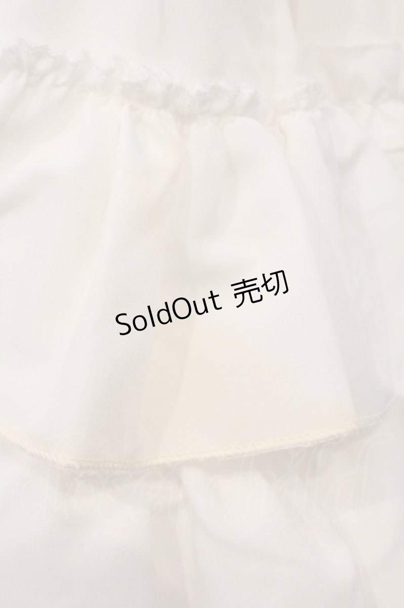 画像4: Snowdrop to Saint Maria / ゴシックフリルセットアップ M シロ O-26-05-16-073-LO-OP-IG-OS (4)
