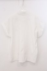 画像3: Drug Honey / スワン刺繍スクエアブラウス  ホワイト O-26-05-16-008-PU-BL-IG-OS (3)