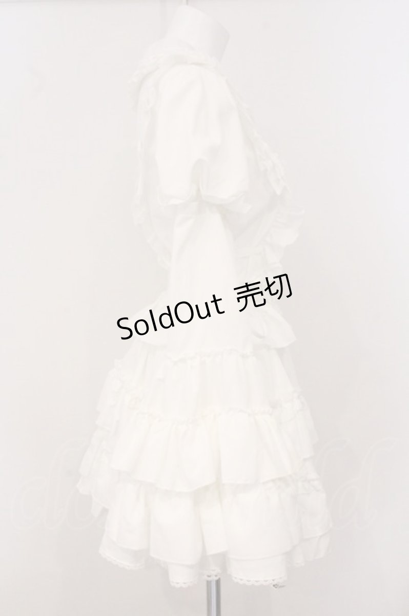 画像5: Snowdrop to Saint Maria / ゴシックフリルセットアップ M シロ O-26-05-16-073-LO-OP-IG-OS (5)