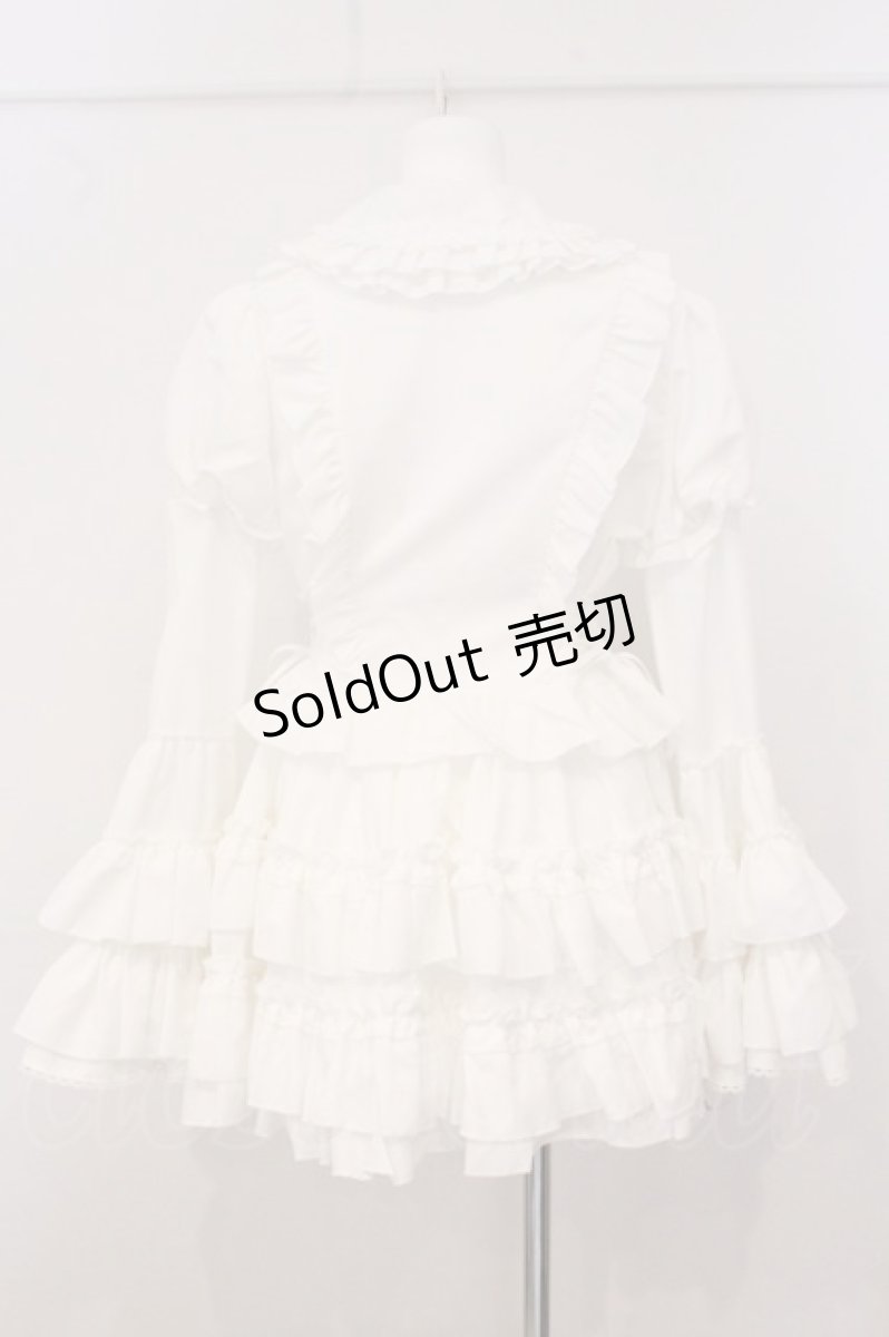 画像7: Snowdrop to Saint Maria / ゴシックフリルセットアップ M シロ O-26-05-16-073-LO-OP-IG-OS (7)