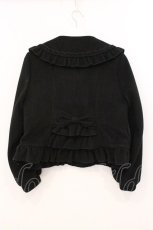 画像4: axes femme kawaii / バックフリルショートコート M クロ O-26-05-16-081-AX-CO-YM-OS (4)