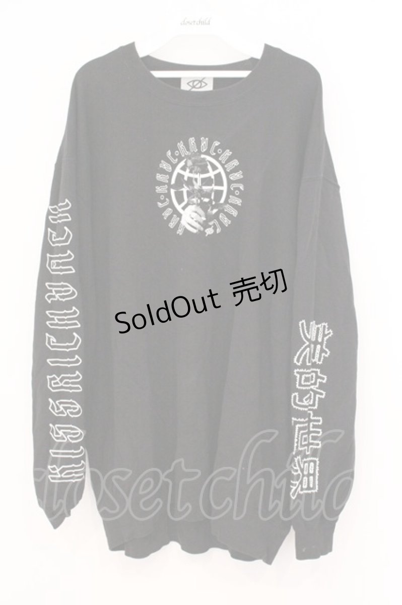 画像1: KRY CLOTHING / 「美的世界」BIGスウェット  ブラック O-26-05-16-083-PU-TO-IG-OS (1)