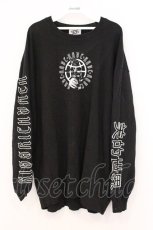 画像1: KRY CLOTHING / 「美的世界」BIGスウェット  ブラック O-26-05-16-083-PU-TO-IG-OS (1)